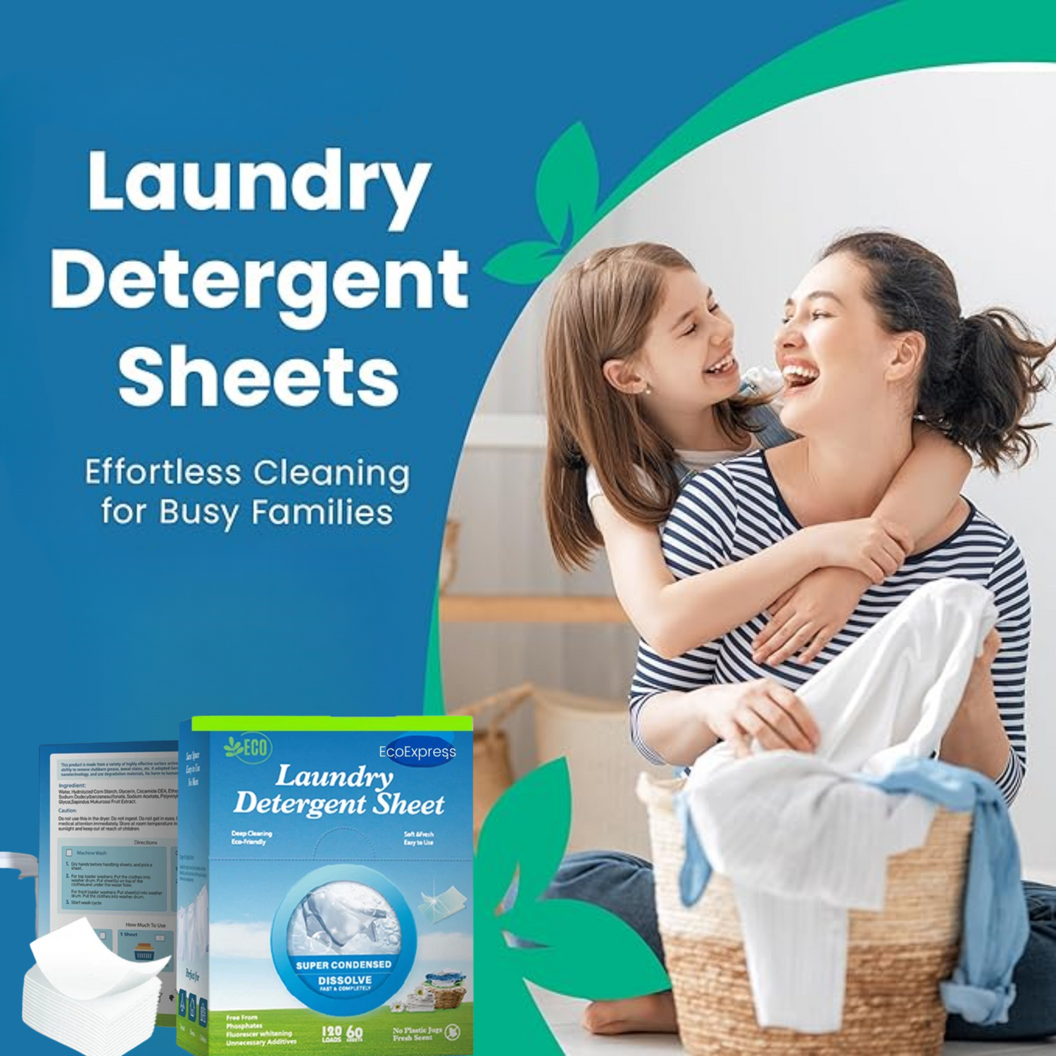 Laundry Detergent Sheets